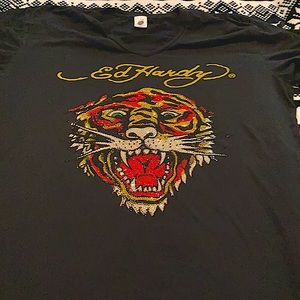 ED HARDY BLING TOP
